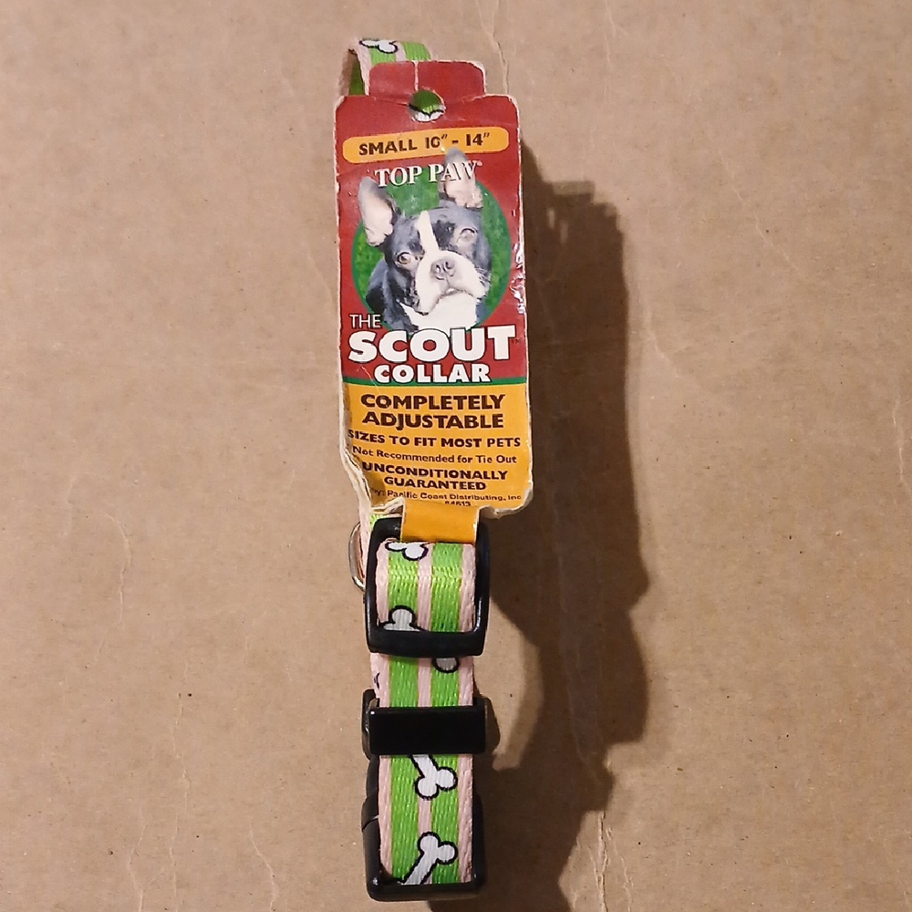 NWT Top Paw The Scout Dog Collar S, Star Wars Baby Yoda Toy